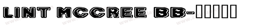 Lint McCree BB字体转换